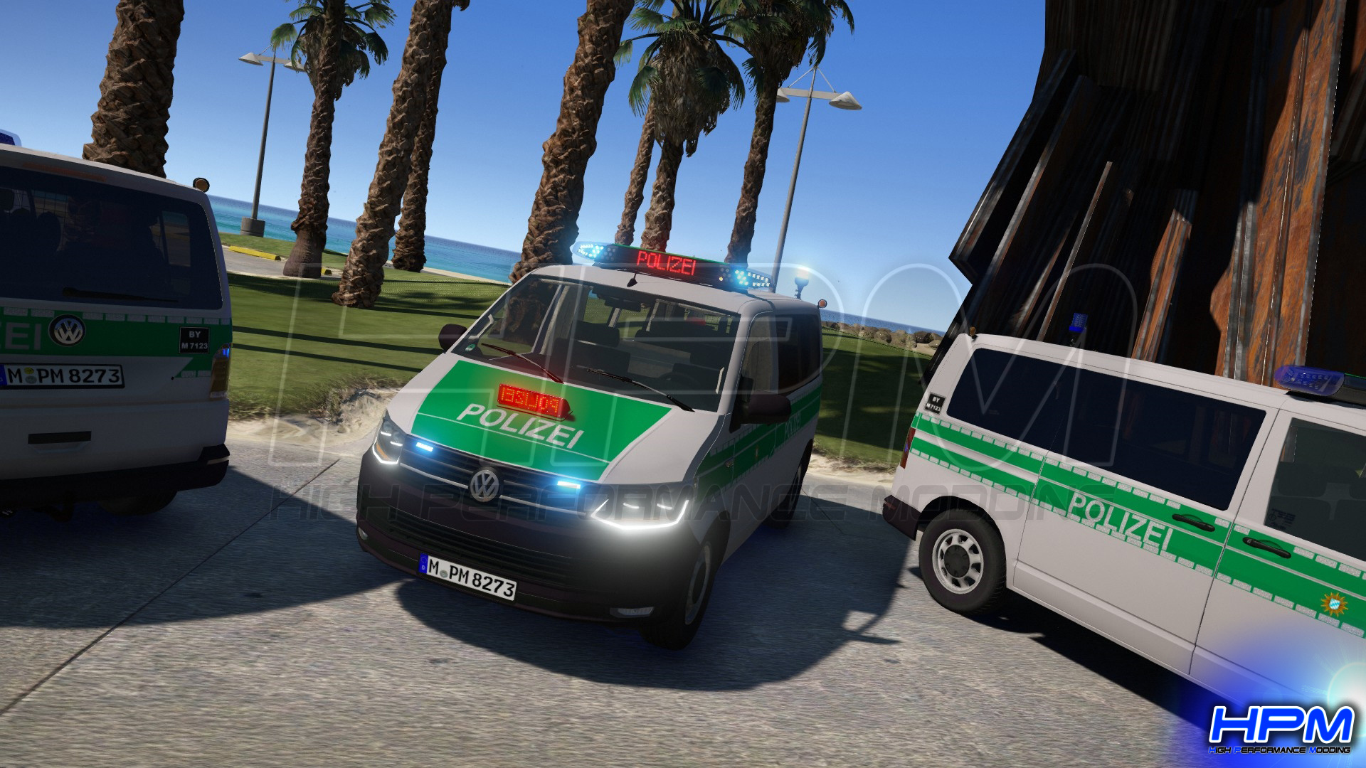 VW T6 2015 Polizei Bayern Pack [ELS] - GTA5-Mods.com